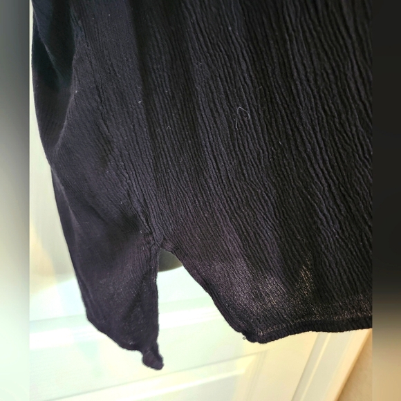 Raisins black tunic oversized tunic size small EUC - Picture 4 of 4